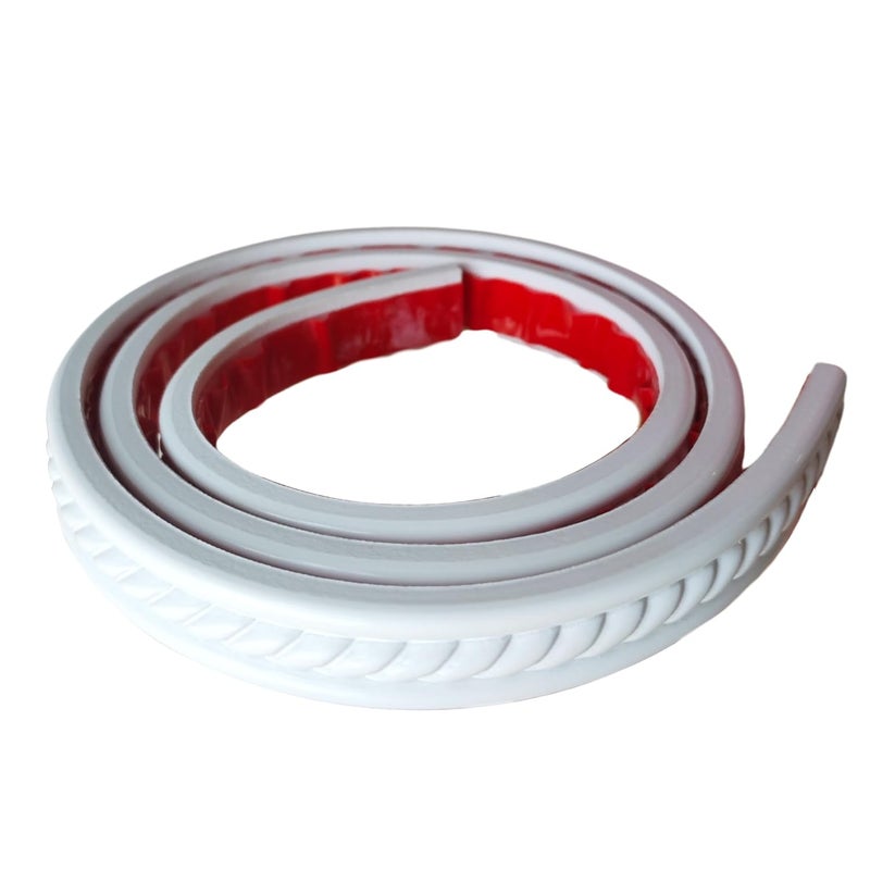 Maxiroc Peel and Stick Molding Trim Self Adhesive Flexible Wall Trim Crown Molding 3d Strip for Tile Wood Wall Panels Picture Mirror Frame Border Edge Corner Ceiling Wallpaper Moulding Decor Trim (36 in) - Image 1